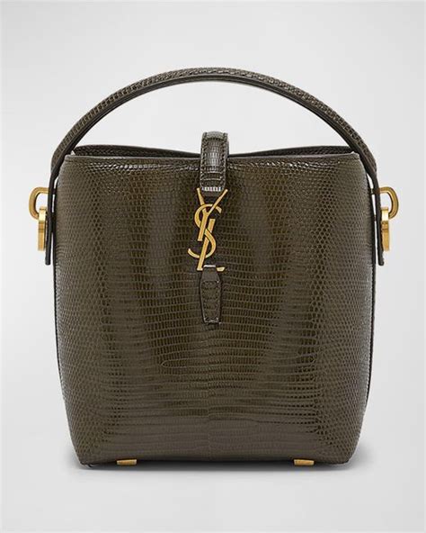 Saint Laurent Mini Le 37 lizard